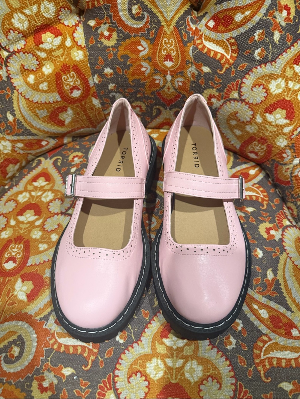torrid Pink Mary Jane Shoes with Buckle Strap